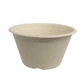 Fiber portion cup on a white background