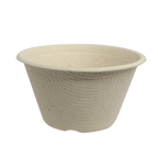 Fiber portion cup on a white background