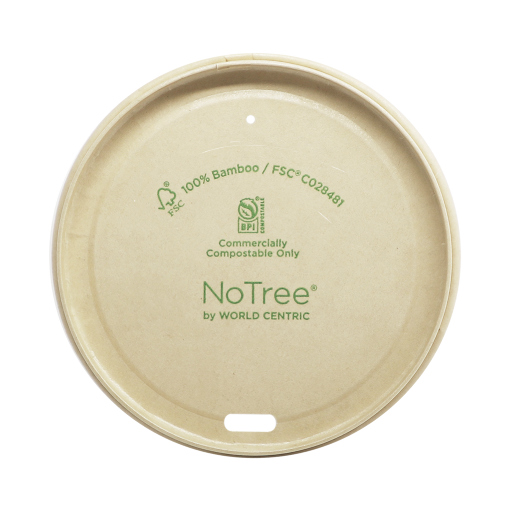 Lid for 10-20 oz Hot Cups | Paper Hot Cup Lid | Compostable