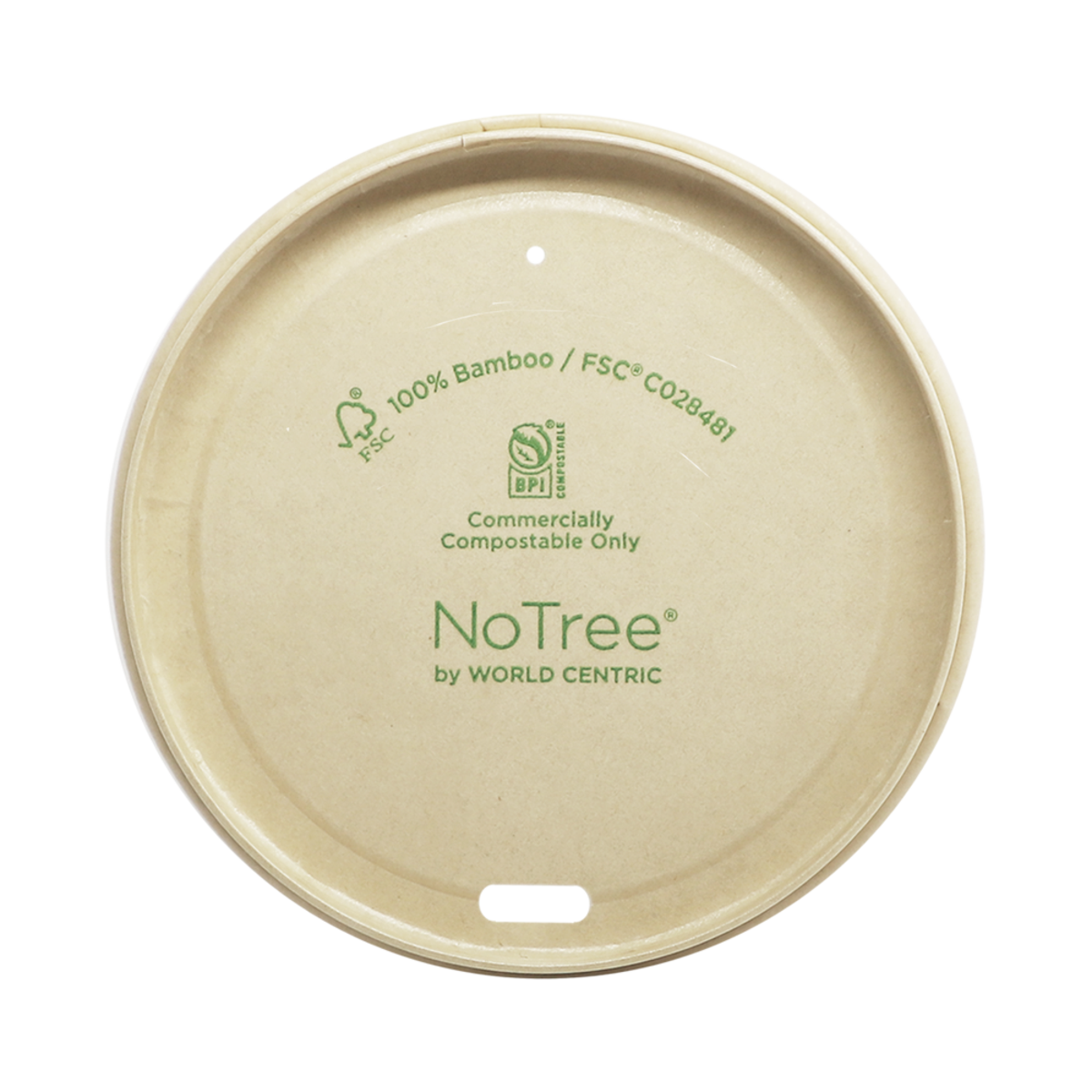 Lid for 10-20 oz Hot Cups | Paper Hot Cup Lid | Compostable