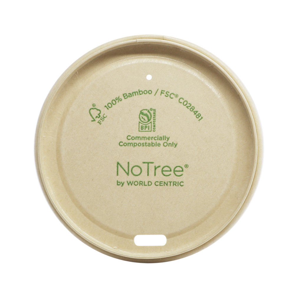 Lid for 8 oz Hot Cups | Paper Hot Cup Lid | Compostable