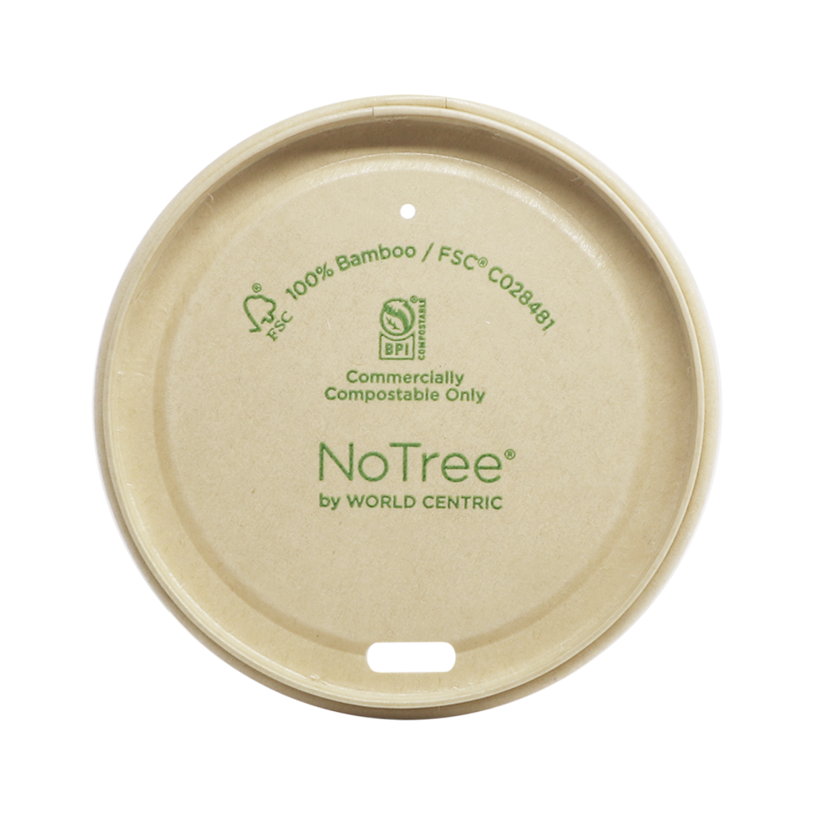 Lid for 8 oz Hot Cups | Paper Hot Cup Lid | Compostable
