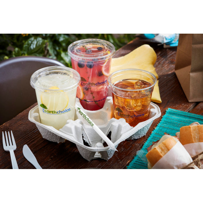 Cup Carrier Heavy Duty | 4 Cup | Compostable