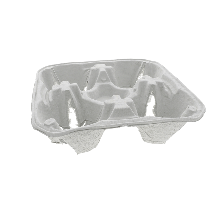 Cup Carrier Heavy Duty | 4 Cup | Compostable