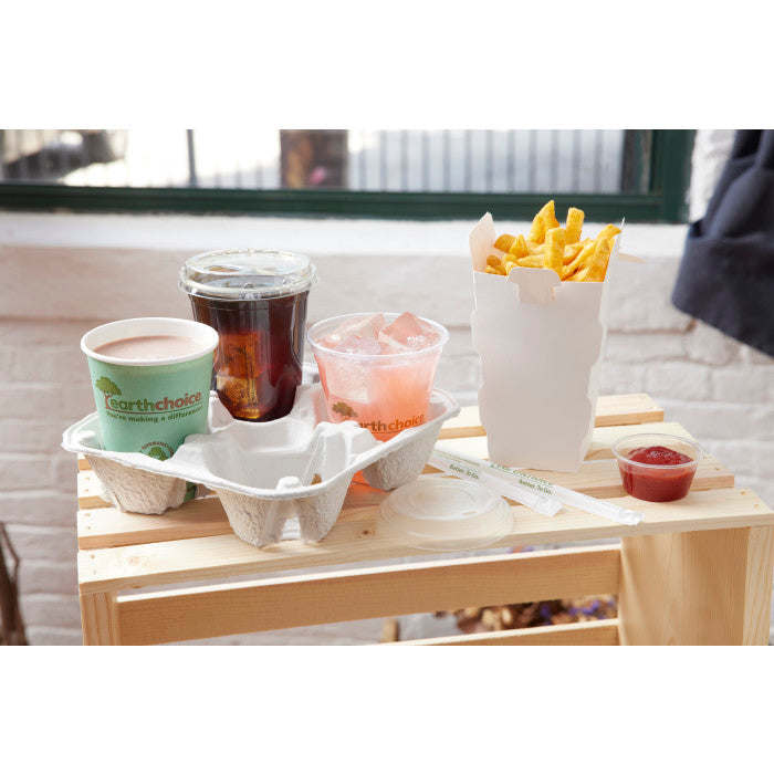 Cup Carrier Heavy Duty | 4 Cup | Compostable