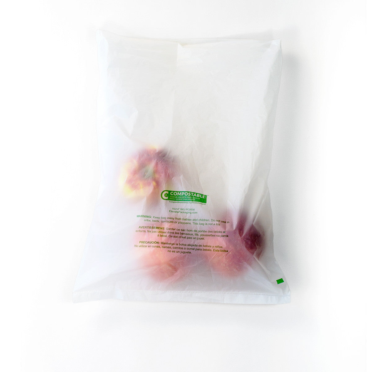 Compostable Poly Produce Bags | 12"x18"