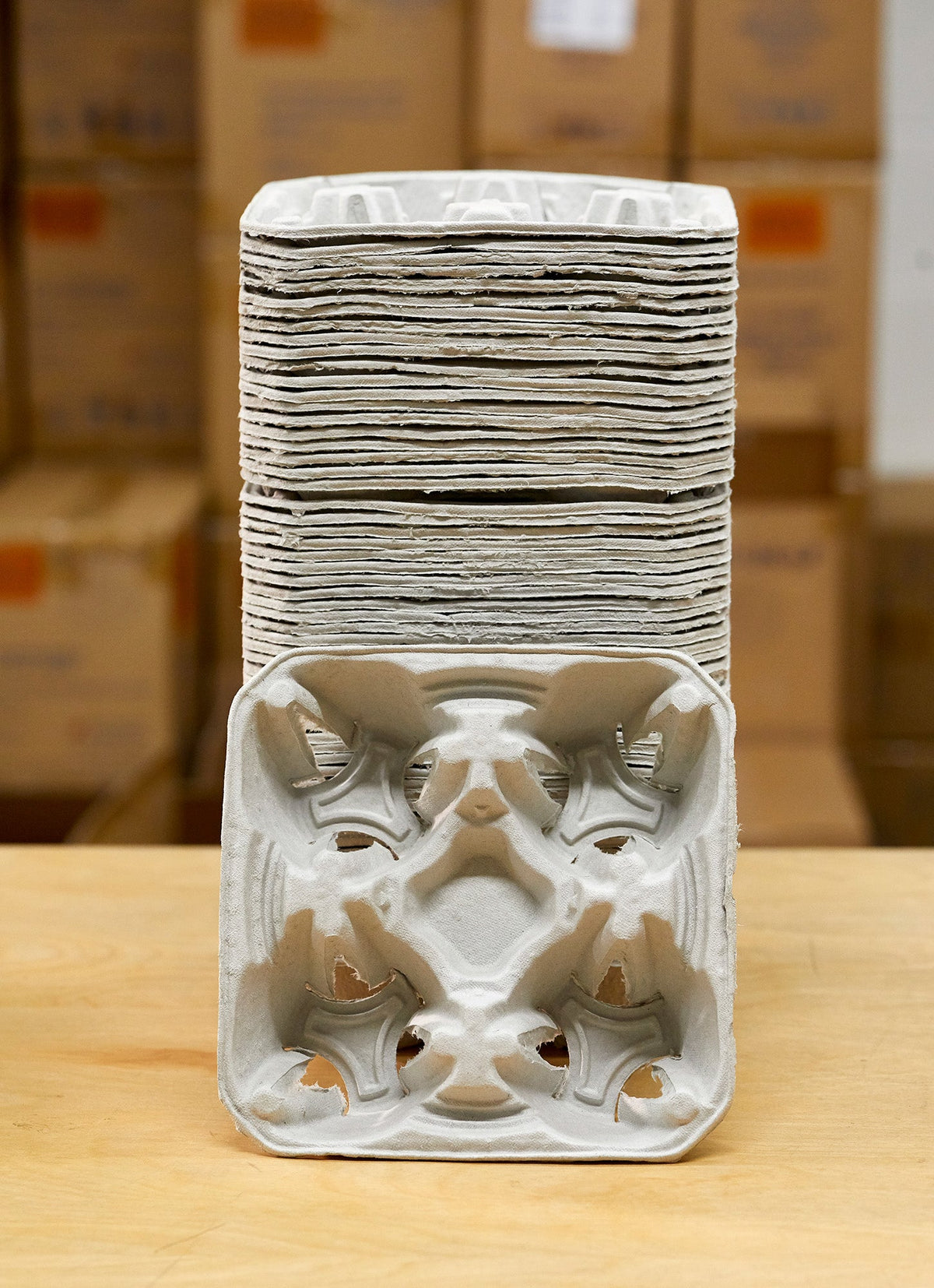 Cup Carrier Heavy Duty | 4 Cup | Compostable