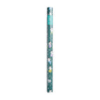 Roll of recyclable wrapping paper on a white background