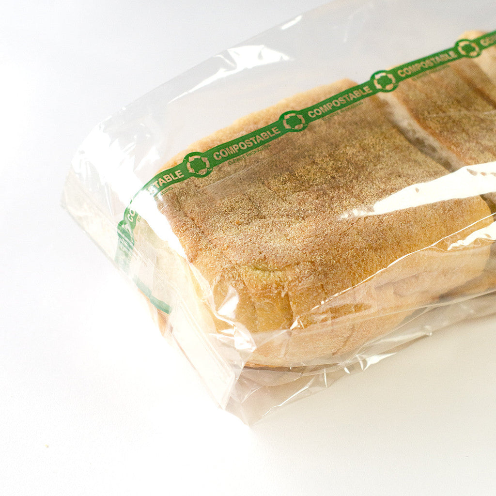 5.5" x 4.5" x 16" Compostable Cellophane Bags | Clear