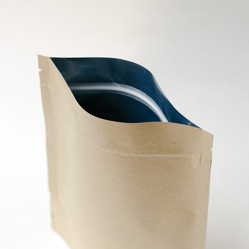 8 oz Kraft Stand Up Pouches | Compostable