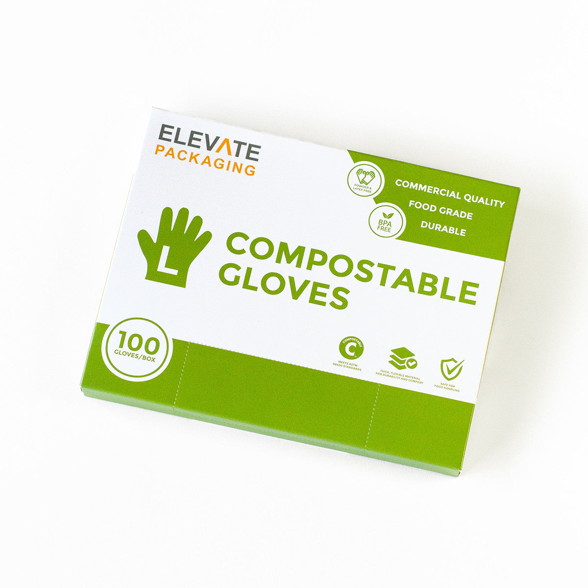 Elevate Packaging® Compostable Food Service Gloves