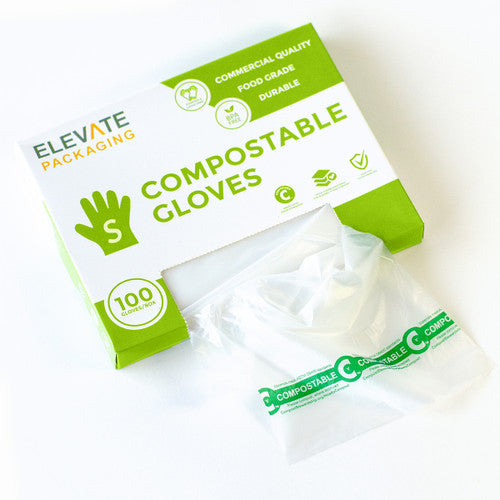 Elevate Packaging® Compostable Food Service Gloves
