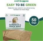 Compostable Resealable Sandwich Bags | Large | Made in USA