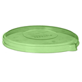 Lid for 16-46 oz Eco-Products® Bowls | Green PLA Flat Lid