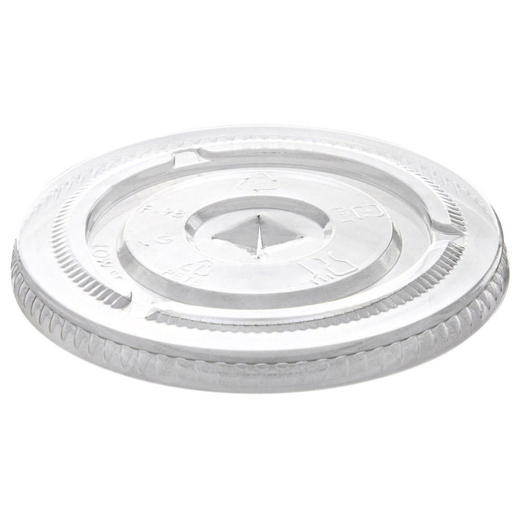 Flat Lid for 9-24 oz BlueStripe™ Cold Cup | Recycled Plastic