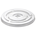 Flat Lid for 9-24 oz BlueStripe™ Cold Cup | Recycled Plastic