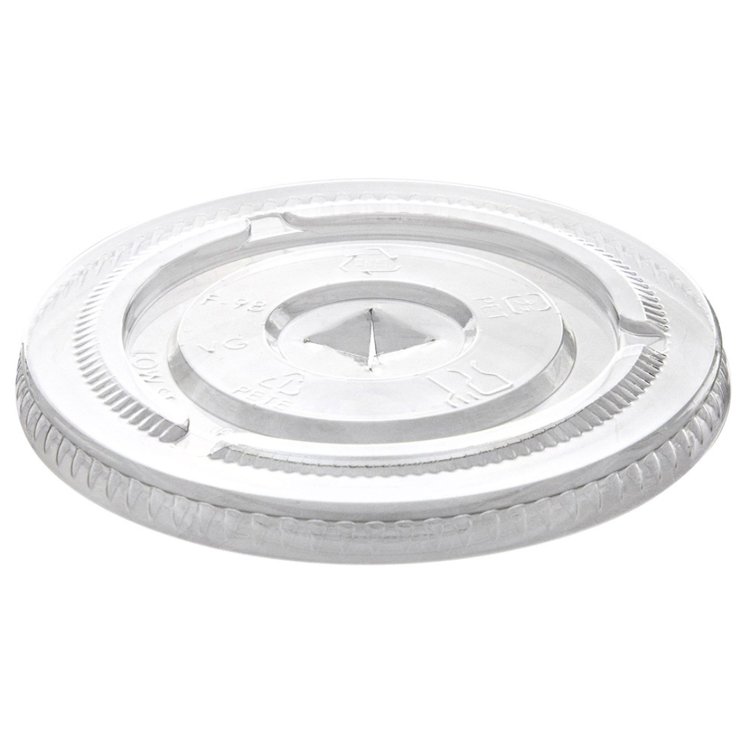 Flat Lid for 9-24 oz BlueStripe™ Cold Cup | Recycled Plastic