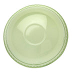 Top view of a no hole dome lid.