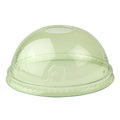 Dome Lid w/Hole | Fits 10-24 oz Cold Cup | Green PLA Lid | Eco-Products®