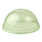 Dome Lid w/Hole | Fits 10-24 oz Cold Cup | Green PLA Lid | Eco-Products®