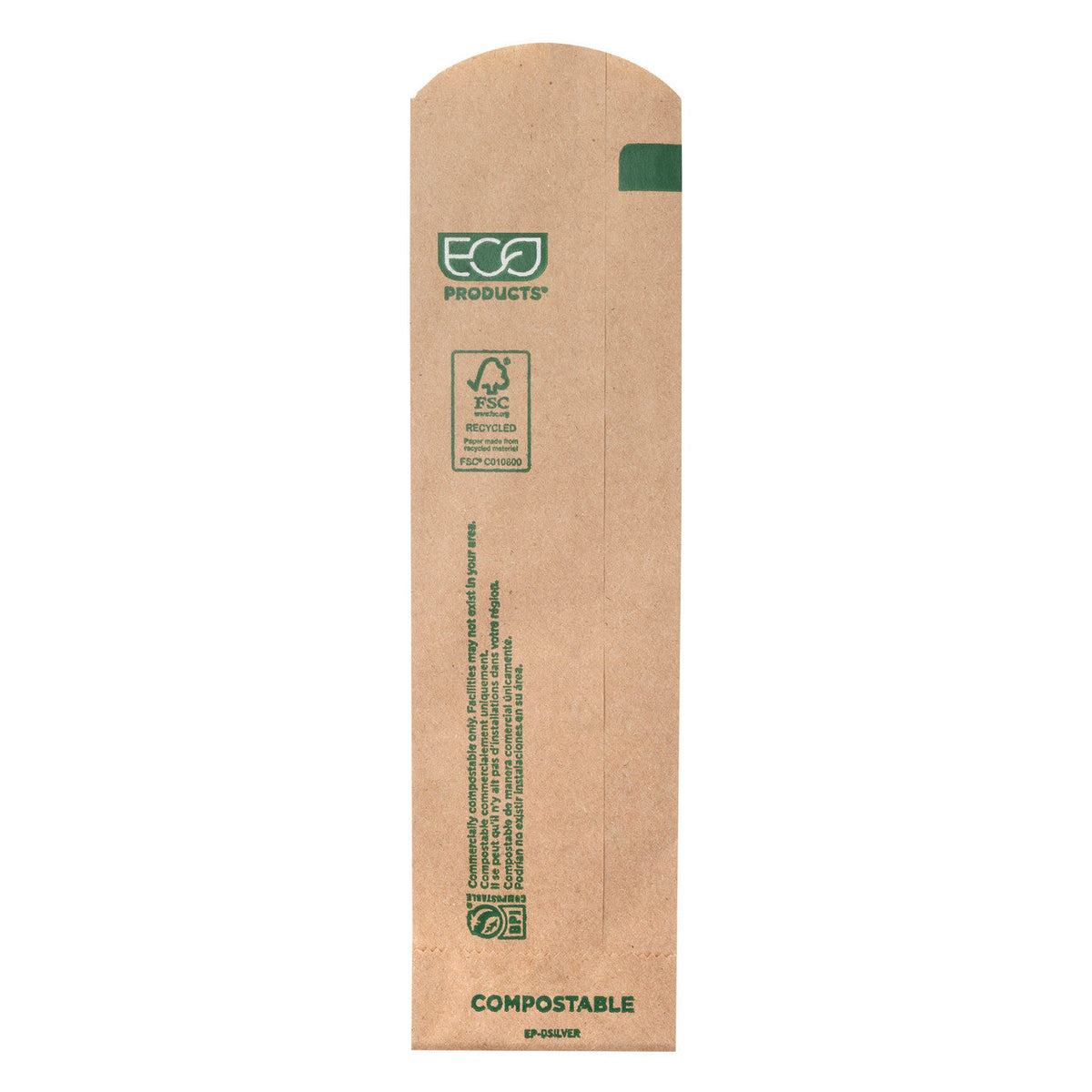 2.75" x 10" Kraft Bag | Tan | Eco-Products®