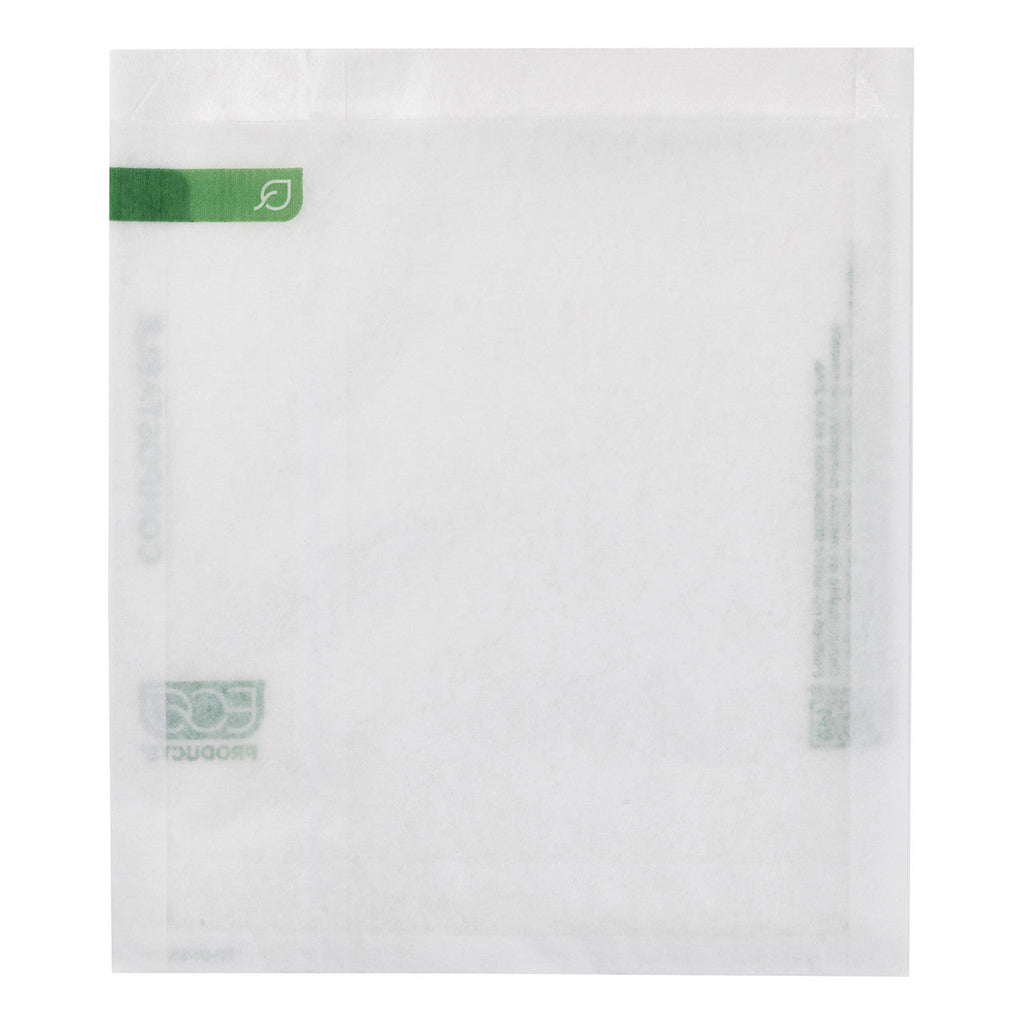 6" x 6.5" Kraft Bag | White | Eco-Products®