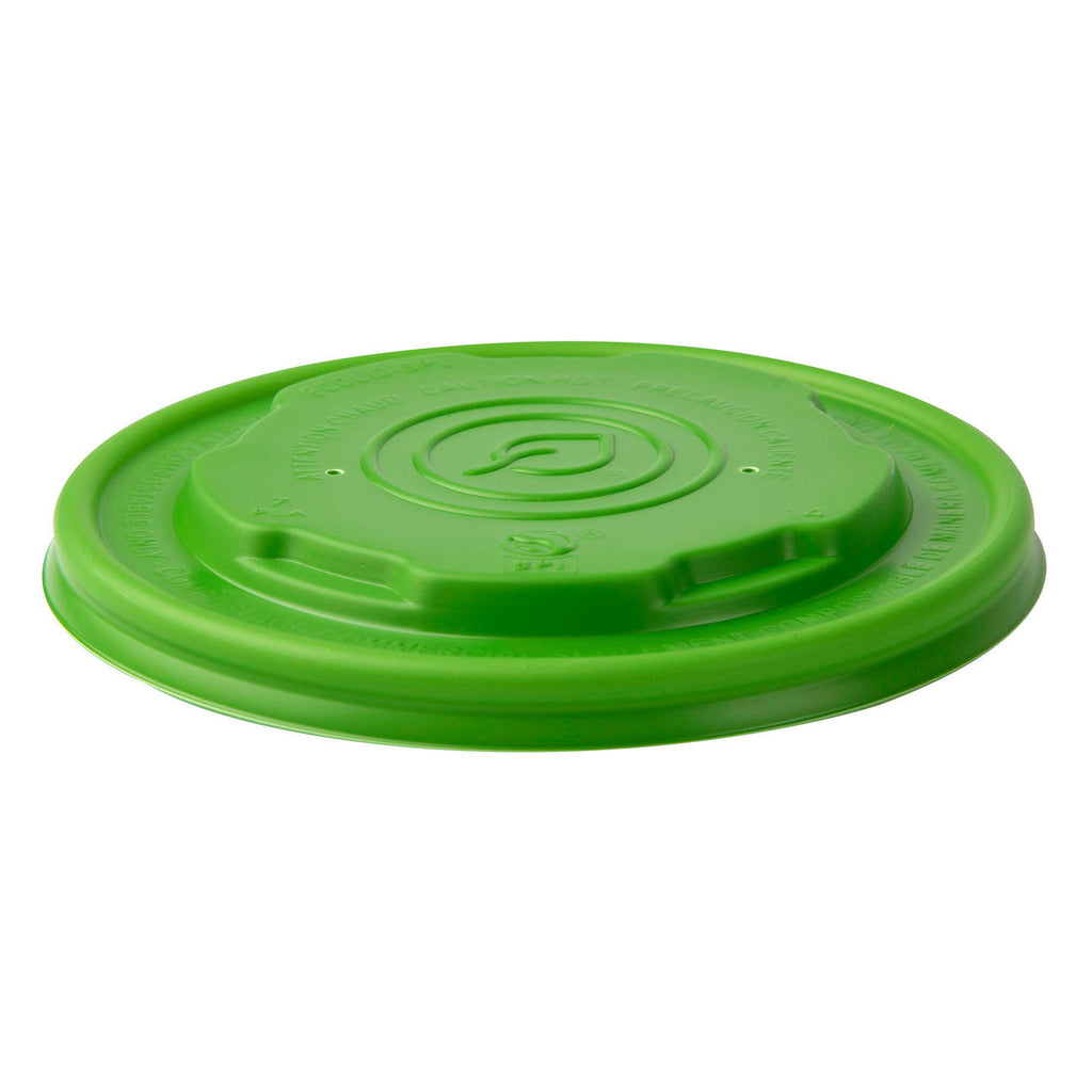 Lid for 6-8 oz EcoLid® for Paper Food Containers | Green PLA | Eco-Products®
