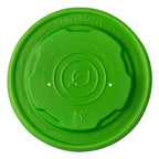 Lid for 6-8 oz EcoLid® for Paper Food Containers | Green PLA | Eco-Products®