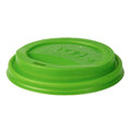 Lid for 10-20 oz Hot Cups | Green | Compostable PLA | Eco-Products®