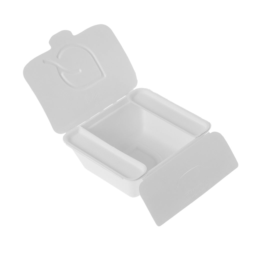 Vanguard™ Folia™ (III) Renewable & Compostable Take-Out Container | 6.9 x 5.8 x 2.5