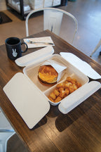 Vanguard™ Folia™ (II) Renewable & Compostable Take-Out Container | 6 x 5.4 x 2.5