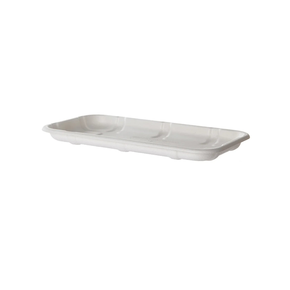 8.57" x 4.77" x 0.66" Meat & Produce Trays | 17S | White