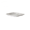 5.52" x 5.52" x 0.56" Lined Meat & Produce Trays | 1S | White