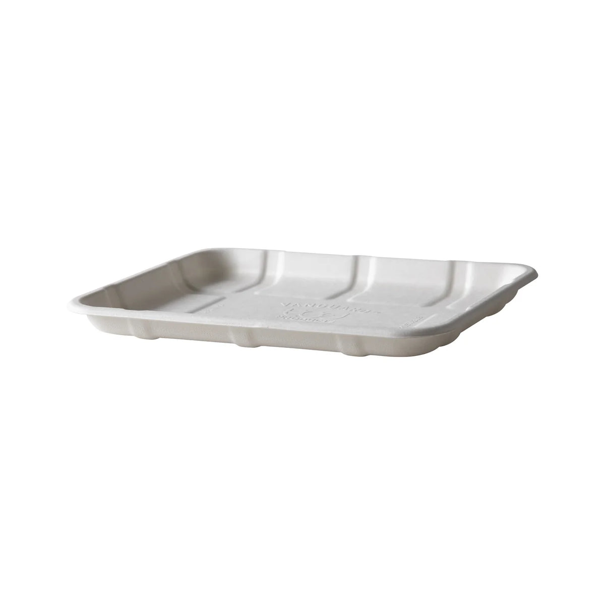 8.5" x 6.5" x 0.73" Lined Meat & Produce Trays | 20S | White