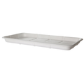 14.75" x 8.25" x 1.06" Lined Meat & Produce Trays | 25S | White