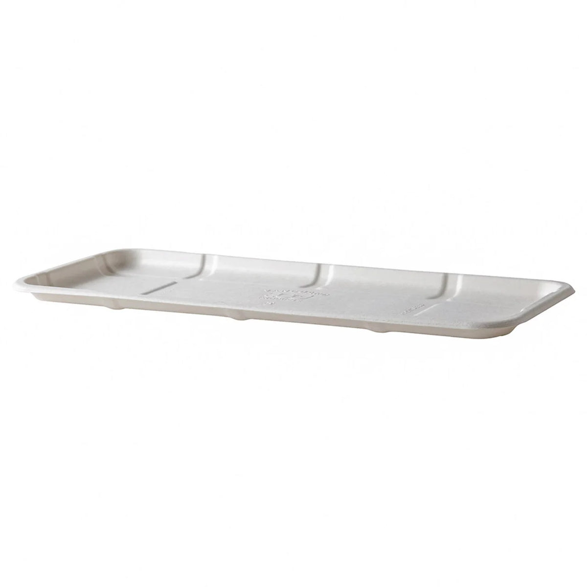 14.75" x 5.75" x 0.625" Lined Meat & Produce Trays | 7S | White