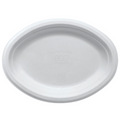 10" Oval Plate | Sugarcane Fiber | No Added PFAS