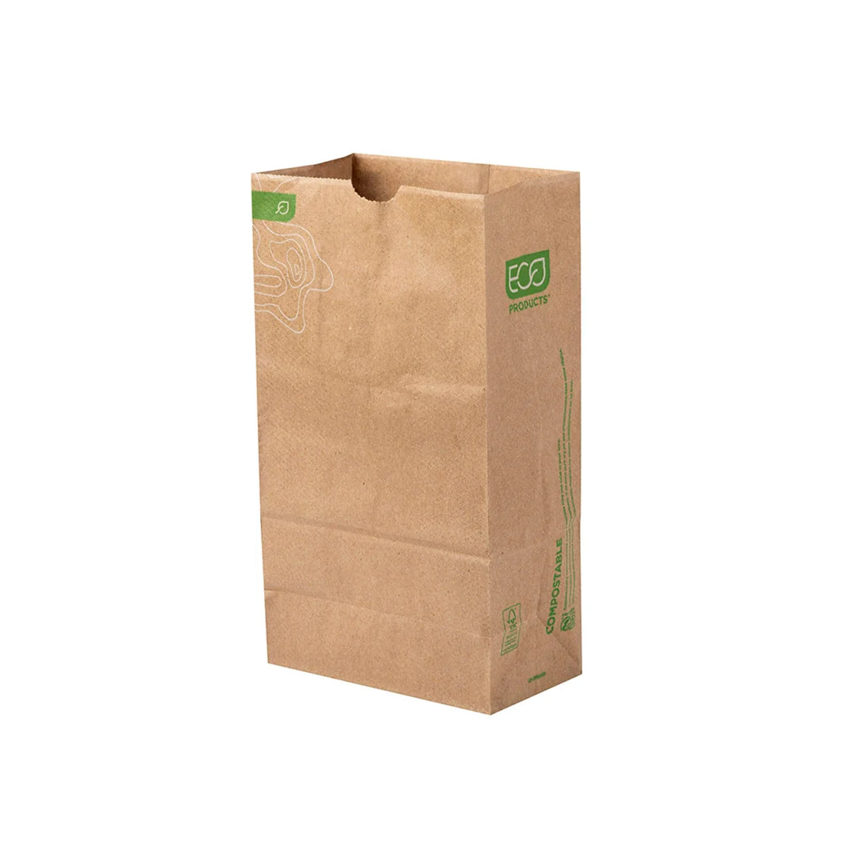 Kraft Paper Bags #6 | Brown Bag Lunch Bag | Compostable
