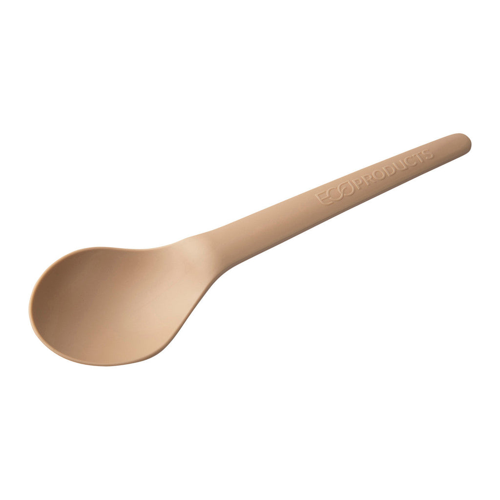 6" Beige Soup Spoon | Plantware® High-Heat Utensils