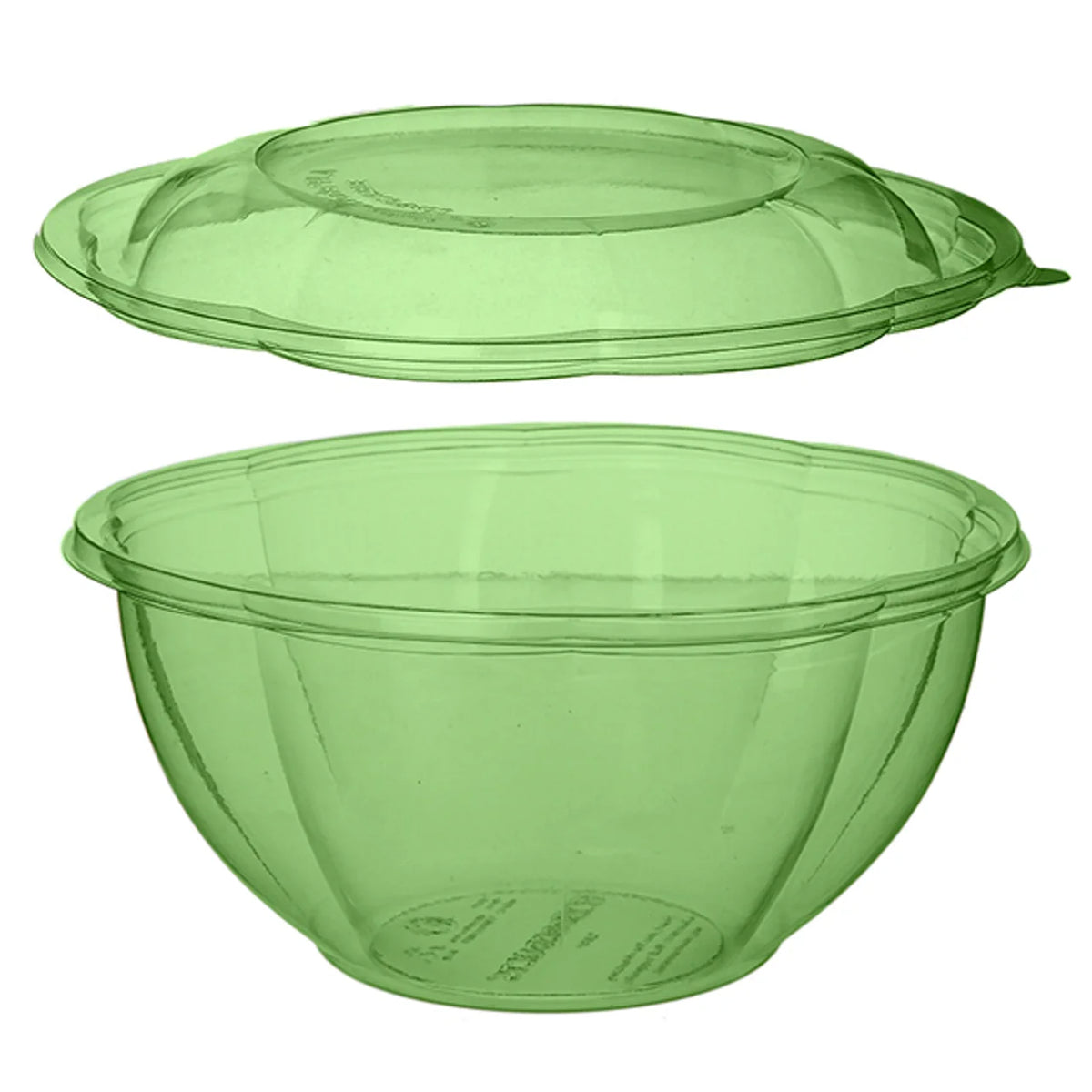 24 Salad Bowl with Lid | Eco-Products® | Compostable Green PLA