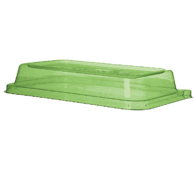 Lid for 24-32 oz Rectangular Container | Green PLA | Dome Lid