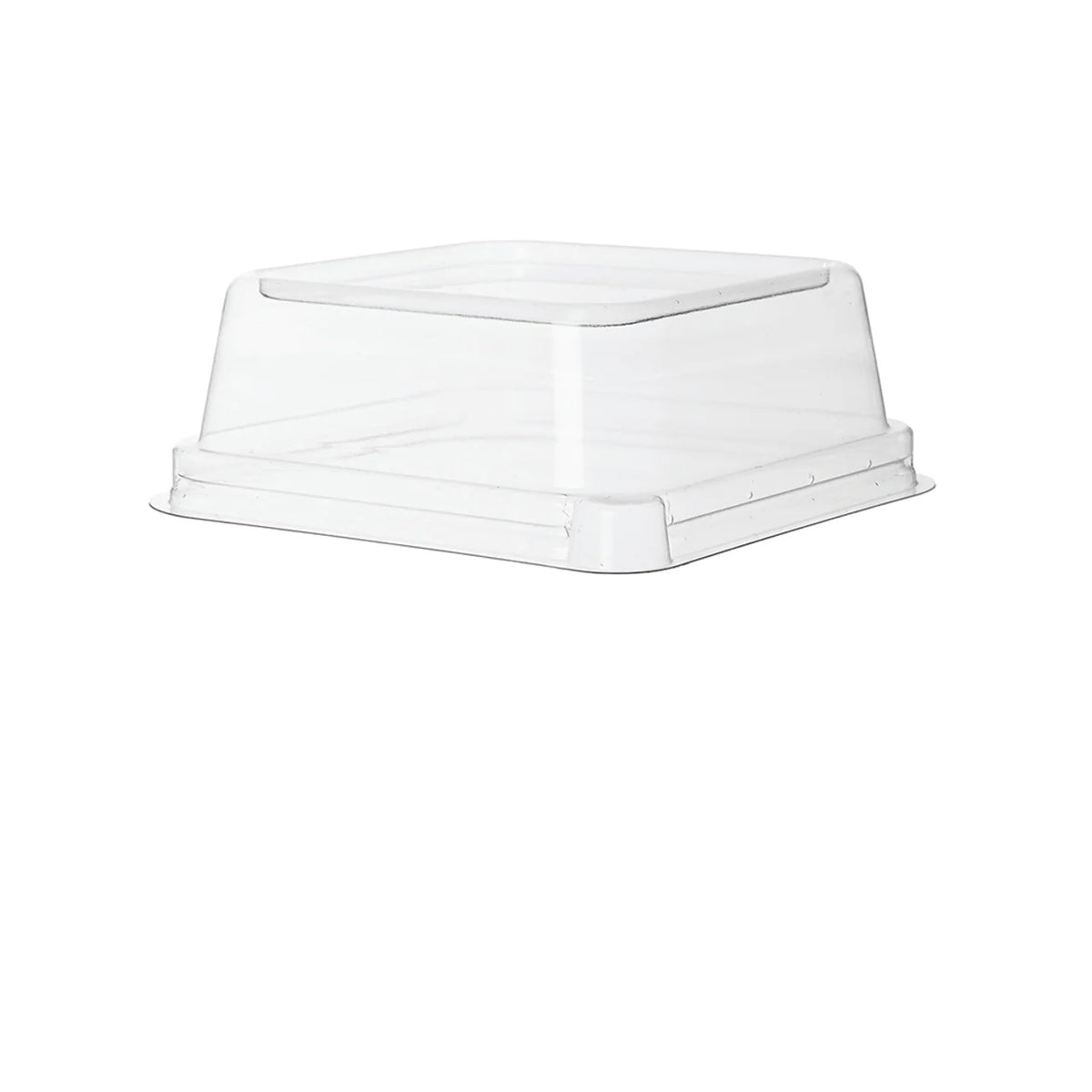 Lid for 5 in Square Bowl | Clear RPET | Dome