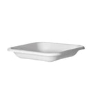 White square bowl on a white background