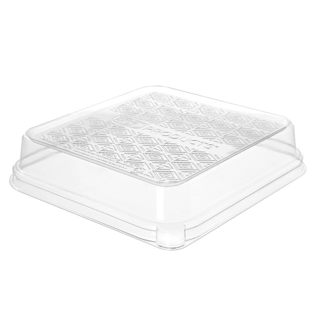 Lid for 3 Divider Taco Tray | PLA | Compostable