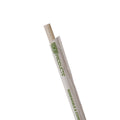 7.75" PHA Drinking Straws | Wrapped | Jumbo | Natural White