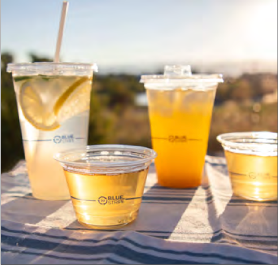 Sip Lid for 9-24 oz BlueStripe™ Cold Cup | Recycled Plastic