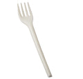 6.5" Compostable CPLA Fork | White | Bulk Packs | Case of 1000