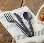 7" Compostable CPLA Knife | Black | Bulk Packs | Case of 1000