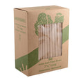 7.75" Kraft Paper Straws | Jumbo | Unwrapped | Case of 3200