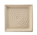 10.25" Fiber Square Tray | Compostable | Tan